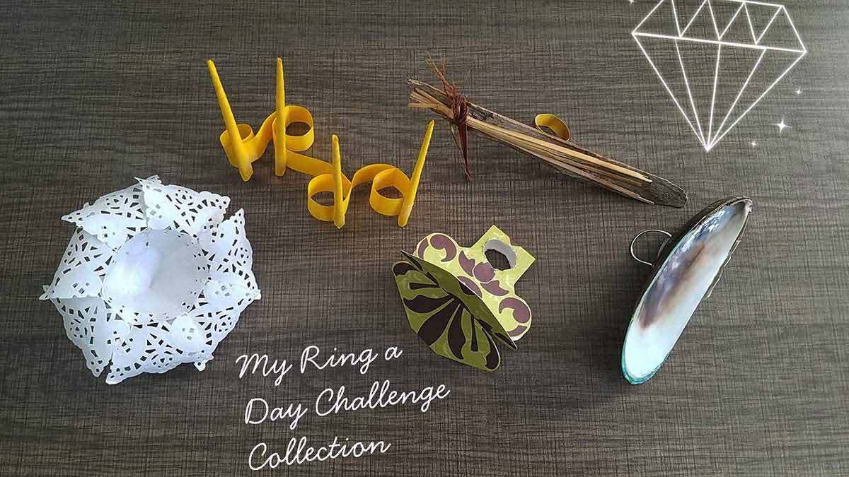 Ring a Day Challenge Collection Display