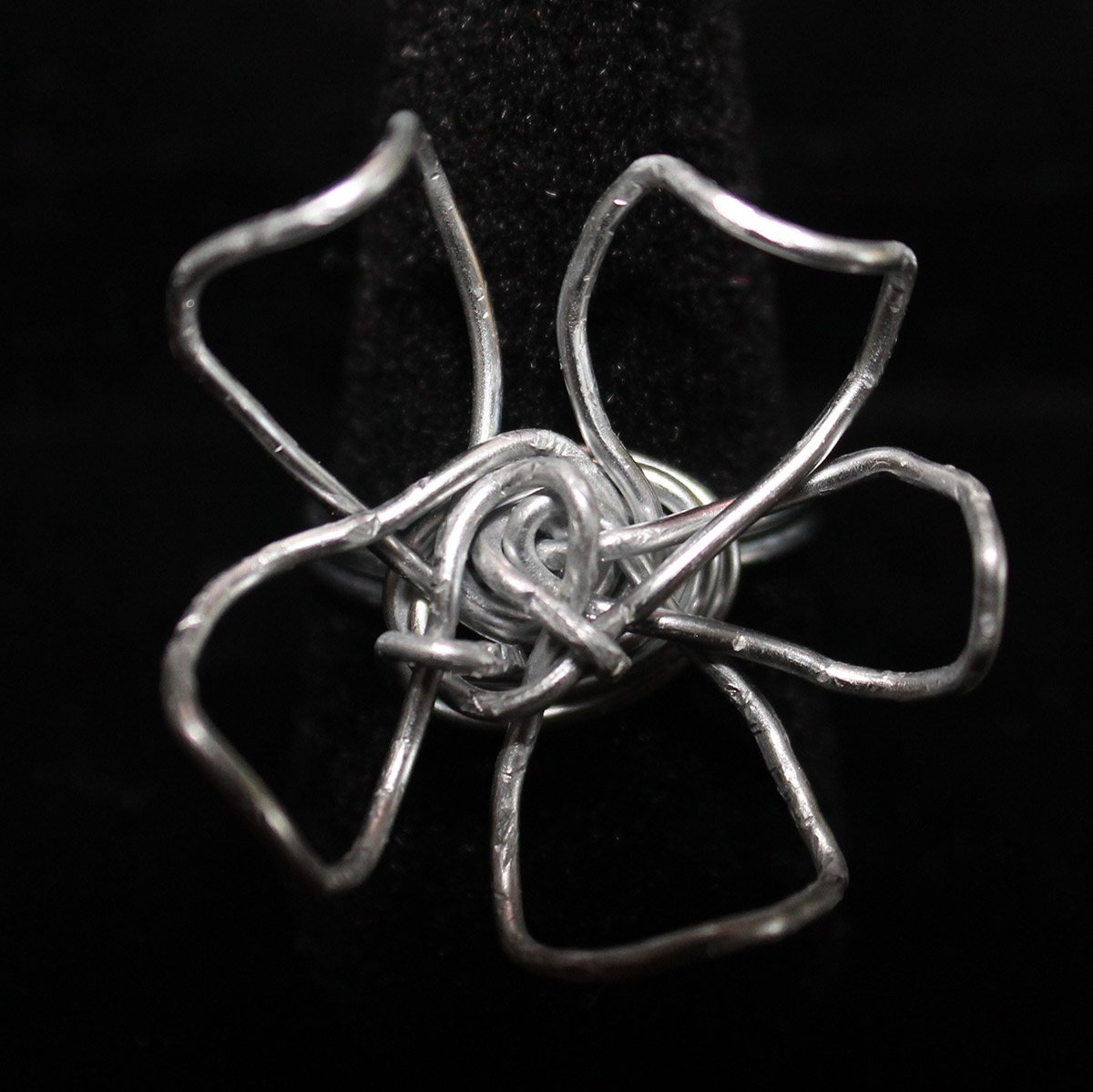 3D Flower Wire Ring